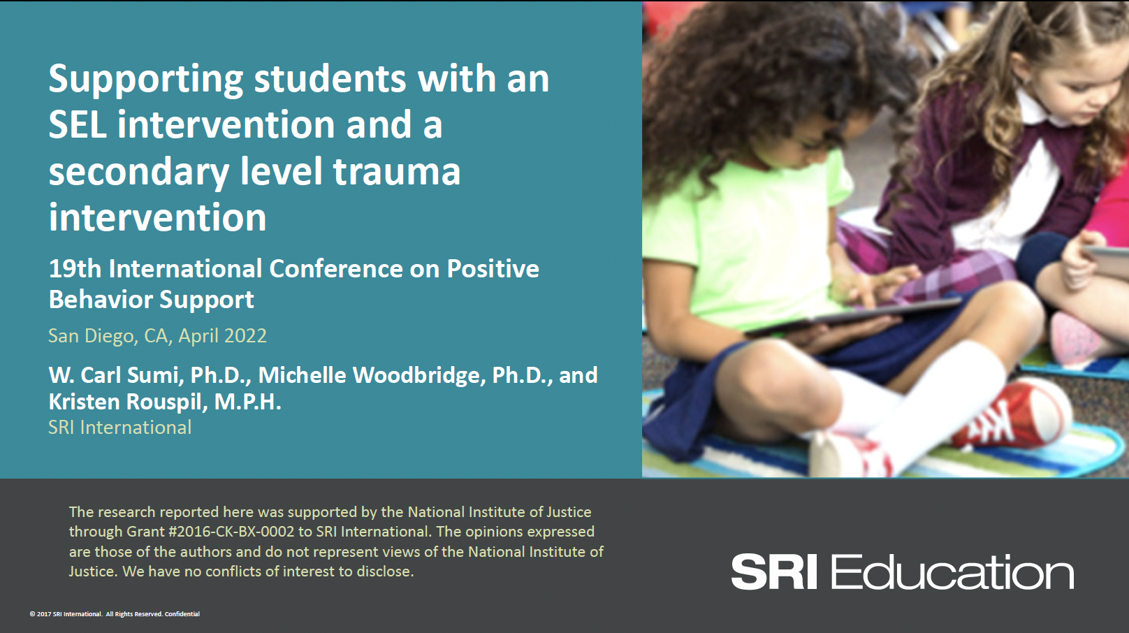 Supporting Students with an SEL Intervention and a Secondary Level Trauma Intervention