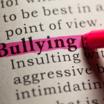 Definition of Bullying highlighted